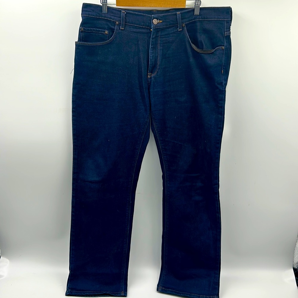Men's Straight Jeans - Dark Blue